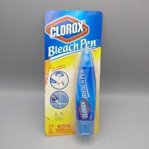 Clorox Bleach Pen Gel Laundry & Household Net Wt. 2.0 Fl Oz 2002 Dual Tipped NEW